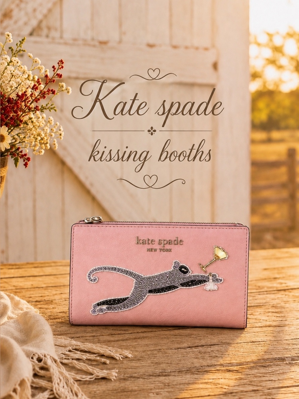 kate spade Safari Bifold Wallet NWOT
